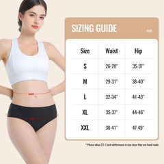 CARER period underwear breathable-fabric: breathable fabric for comfortable discreet wear.