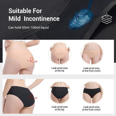 CARER period underwear leak-proof-gusset: secure, leak-proof coverage throughout the day.
