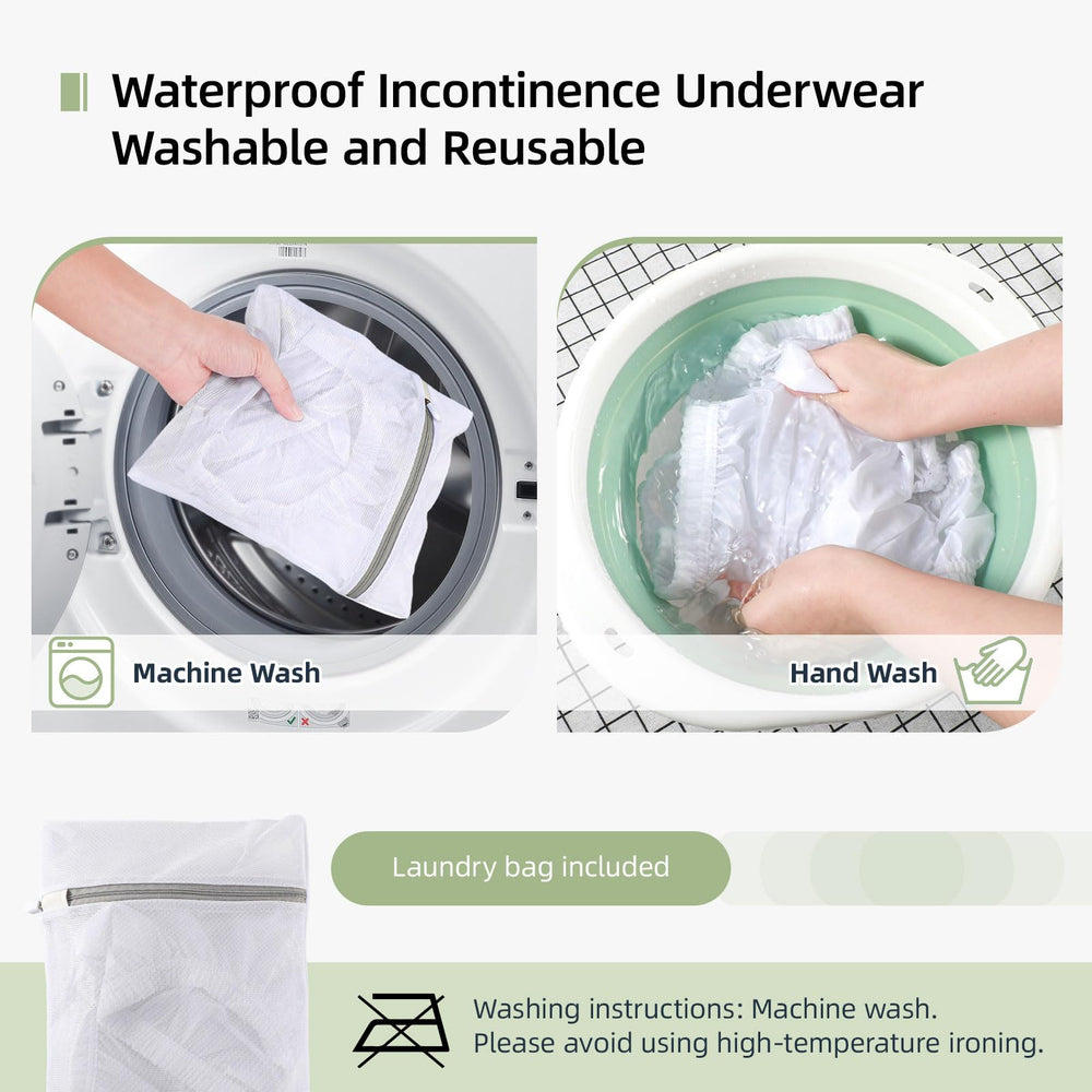 CARER pull-on underwear ready for wash and reuse in daily wear