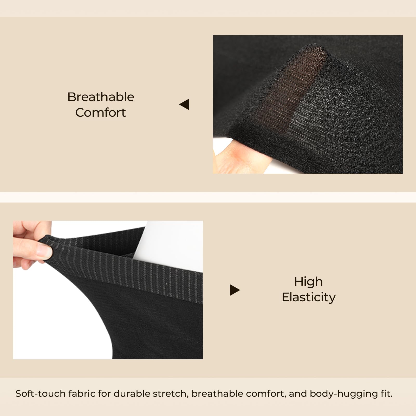 CARER recovery underwear seamless-knit; seamless fit for post-surgical comfort.