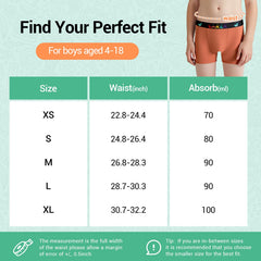 CARER discreet boxer-brief style underwear for confident wear