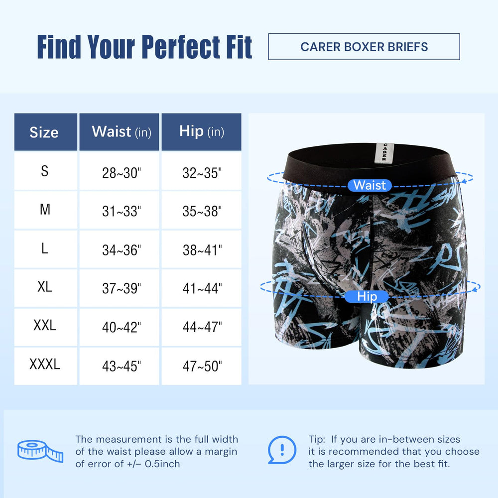 CARER elastic waist and snug fit promote comfort during daily activities.