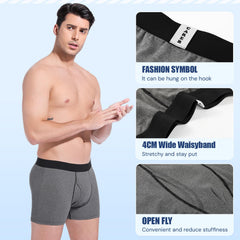 CARER men’s underwear, side view, flexible waistband for secure, all-day wear.