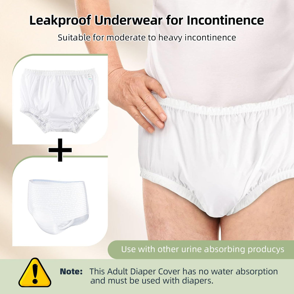 CARER waterproof pull-on underwear side profile highlighting breathable coverage
