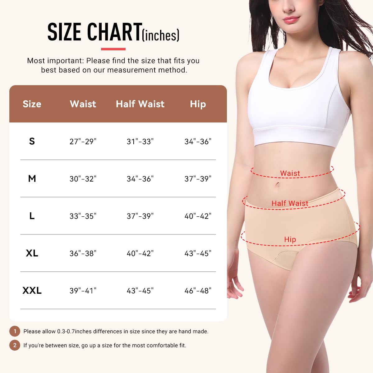 Carer women's underwear ideal for heavy discharge postpartum comfort.