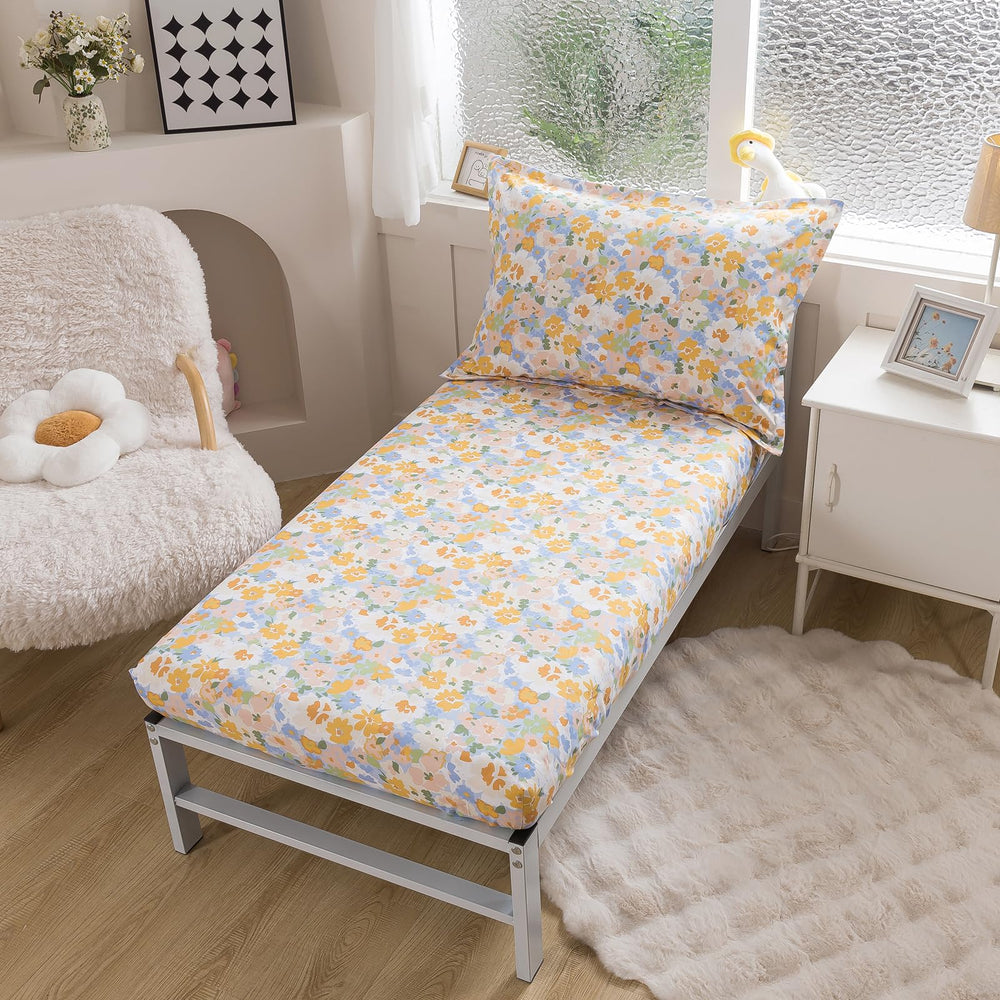 Caressma closeup of microfiber fabric texture on kids bedding