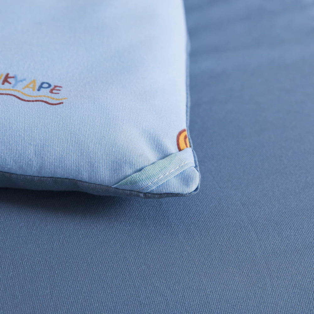 Caressma space-pattern-detail highlights vivid print to spark imaginative bedtime stories.