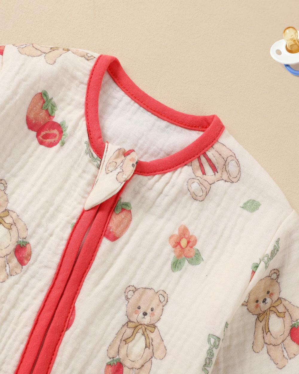 CARETOO footed sleep sack lets little feet move freely and layer comfortably.