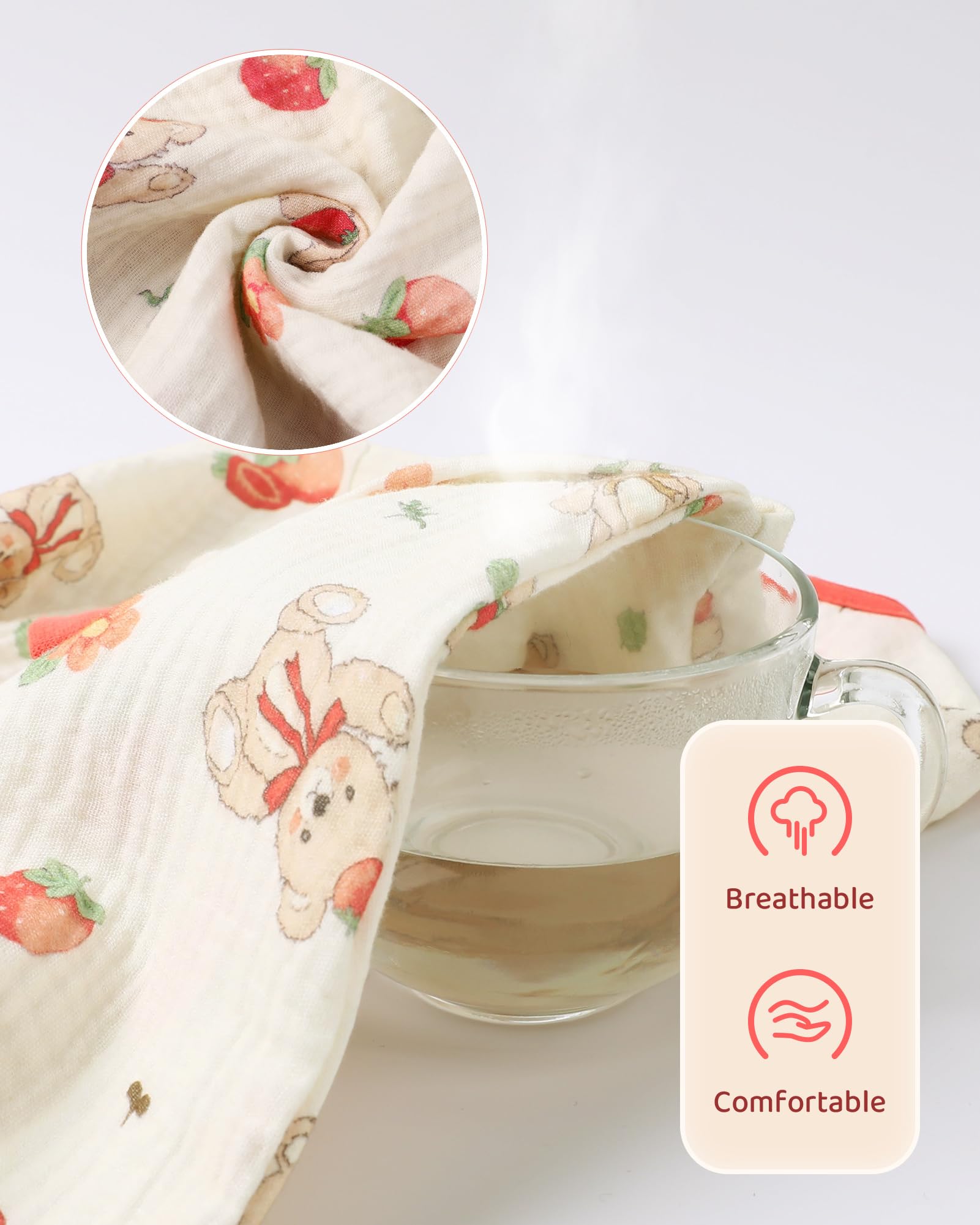 CARETOO sleep sack with playful prints for cozy bedtime moments.