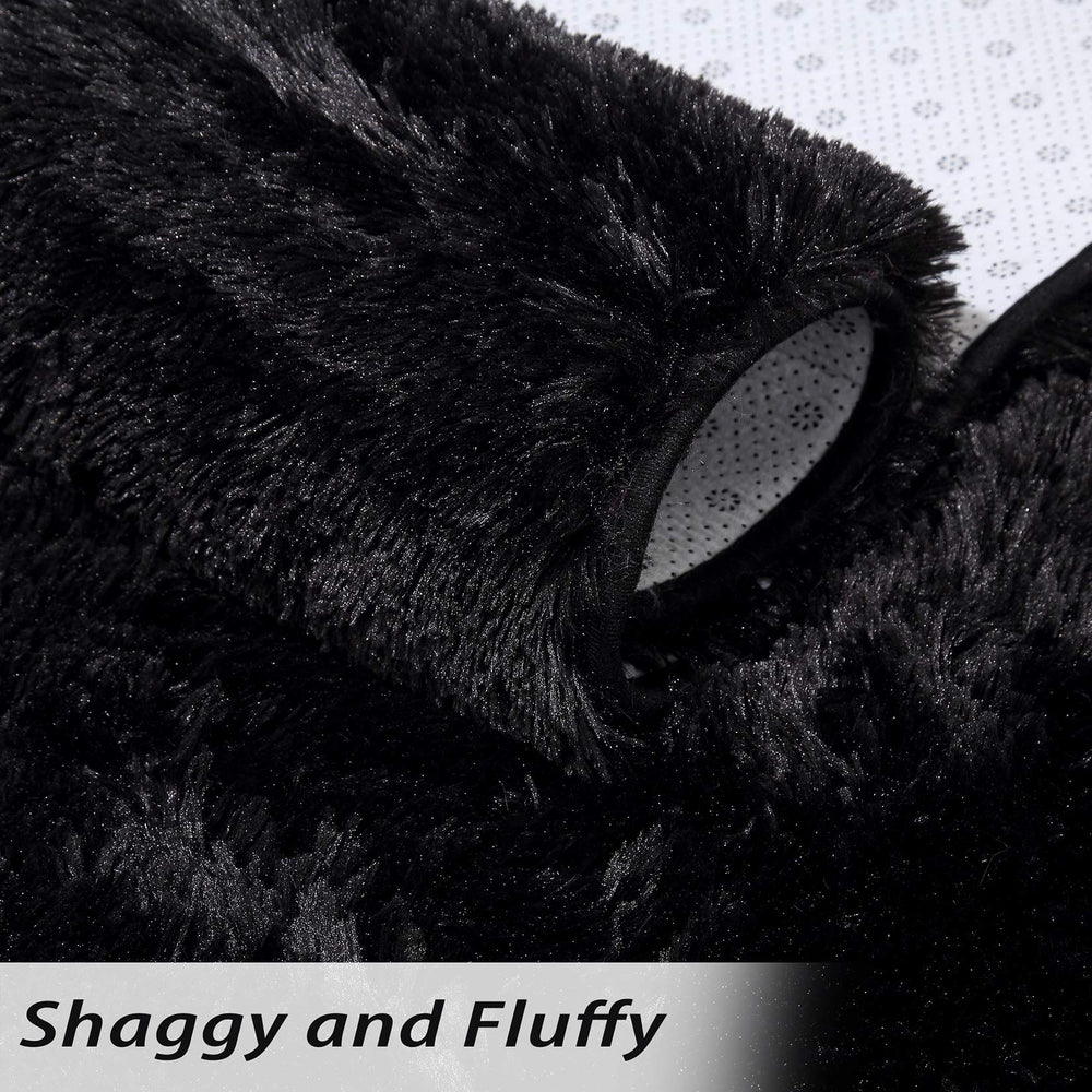 CAROMIO Shag Fluffy Area Rug ideal for nurseries and kids rooms for a cozy space
