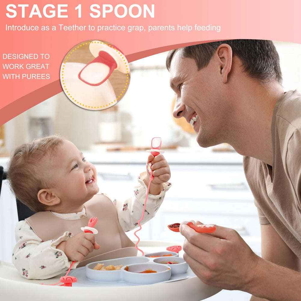 Caromolly stage one spoon ideal for purees and teething comfort