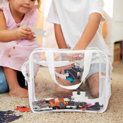 Carpetbox oxford cloth seams reinforce durability for long lasting storage.
