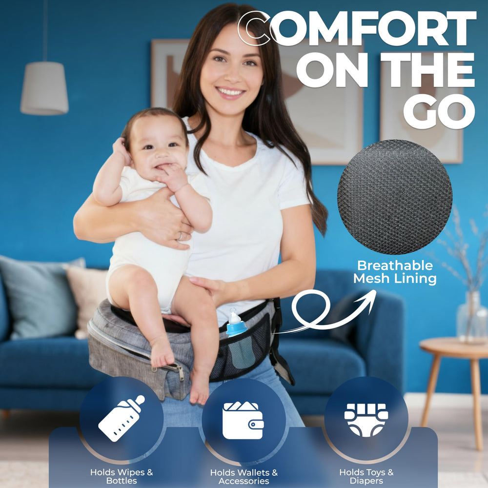 CarryMe 8-in-1 carrier in face-to-face position for close bonding.