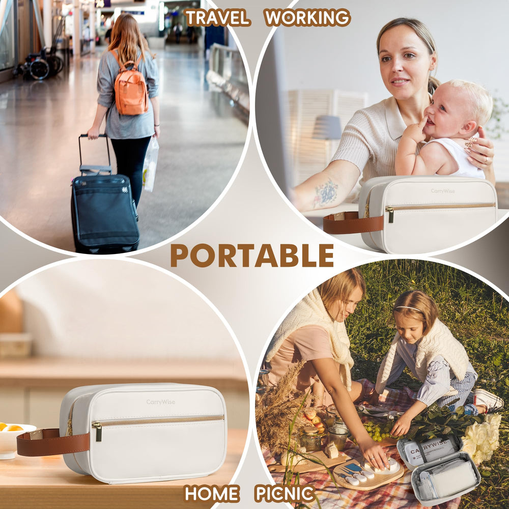CarryWise waterproof leak-proof materials for easy cleaning