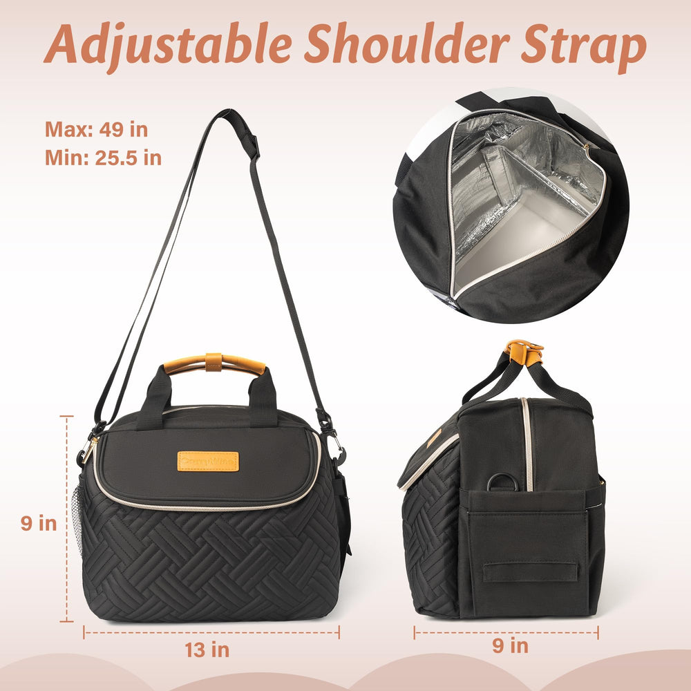 CarryWise back pocket secures documents during travel.