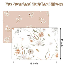 CARUILI two-pack toddler pillowcases simplify laundry