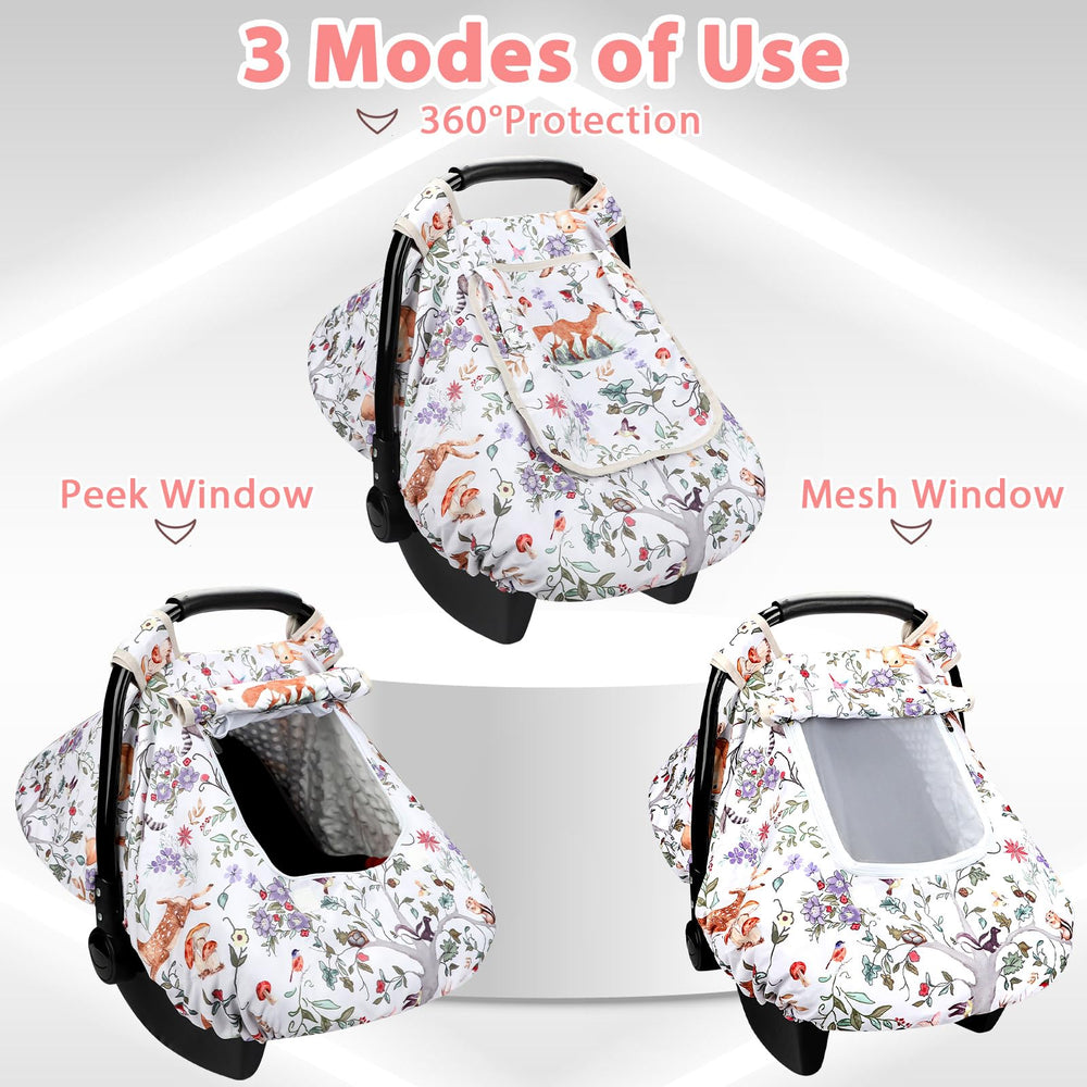 CARUILI easy installation with Velcro secures to most seats