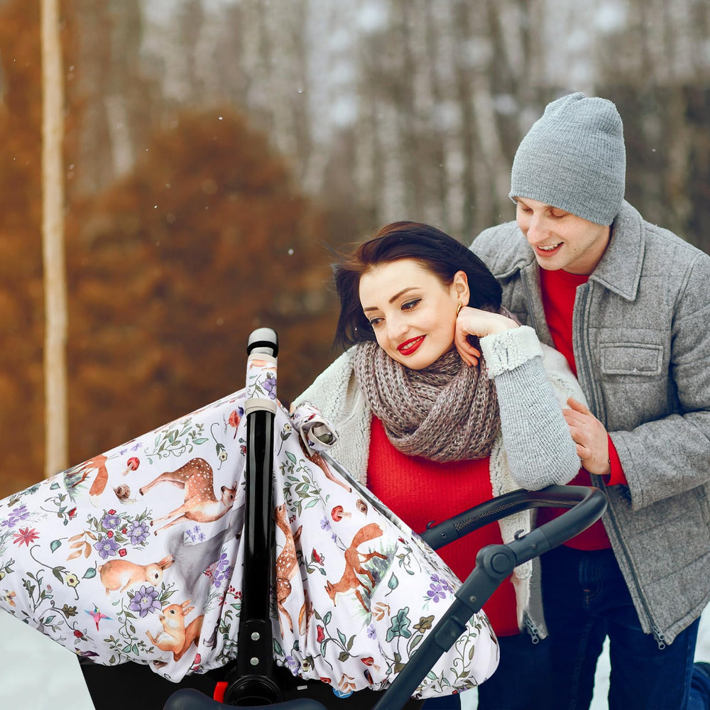 CARUILI universal fit works with most car seats and strollers