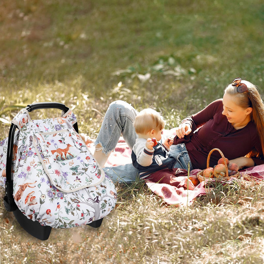 CARUILI windproof layer keeps baby warm against gusts on car trips