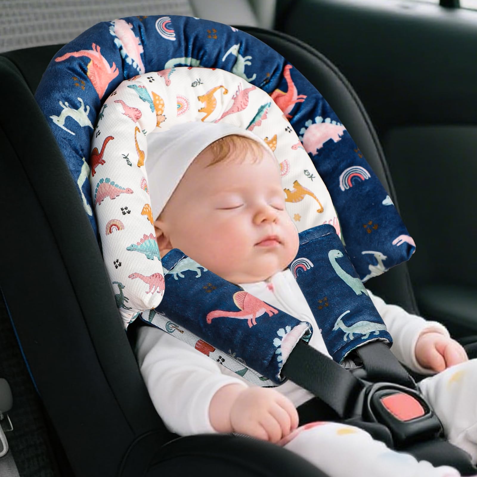 CARUILI strap covers protect delicate skin while keeping harness secure