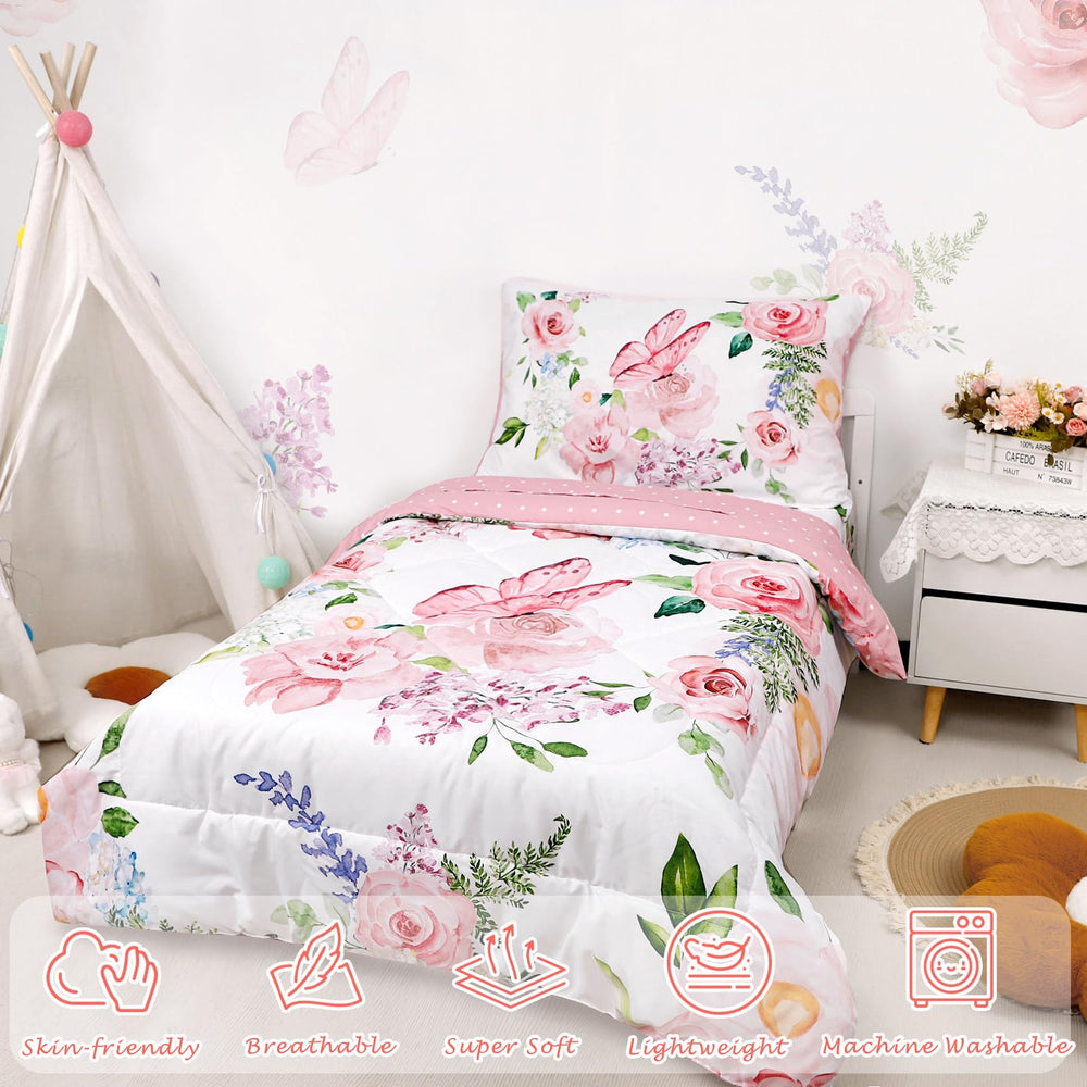 CARUILI butterfly pillowcase complements the theme with soft touch