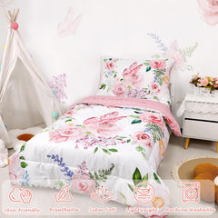 CARUILI butterfly pillowcase complements the theme with soft touch