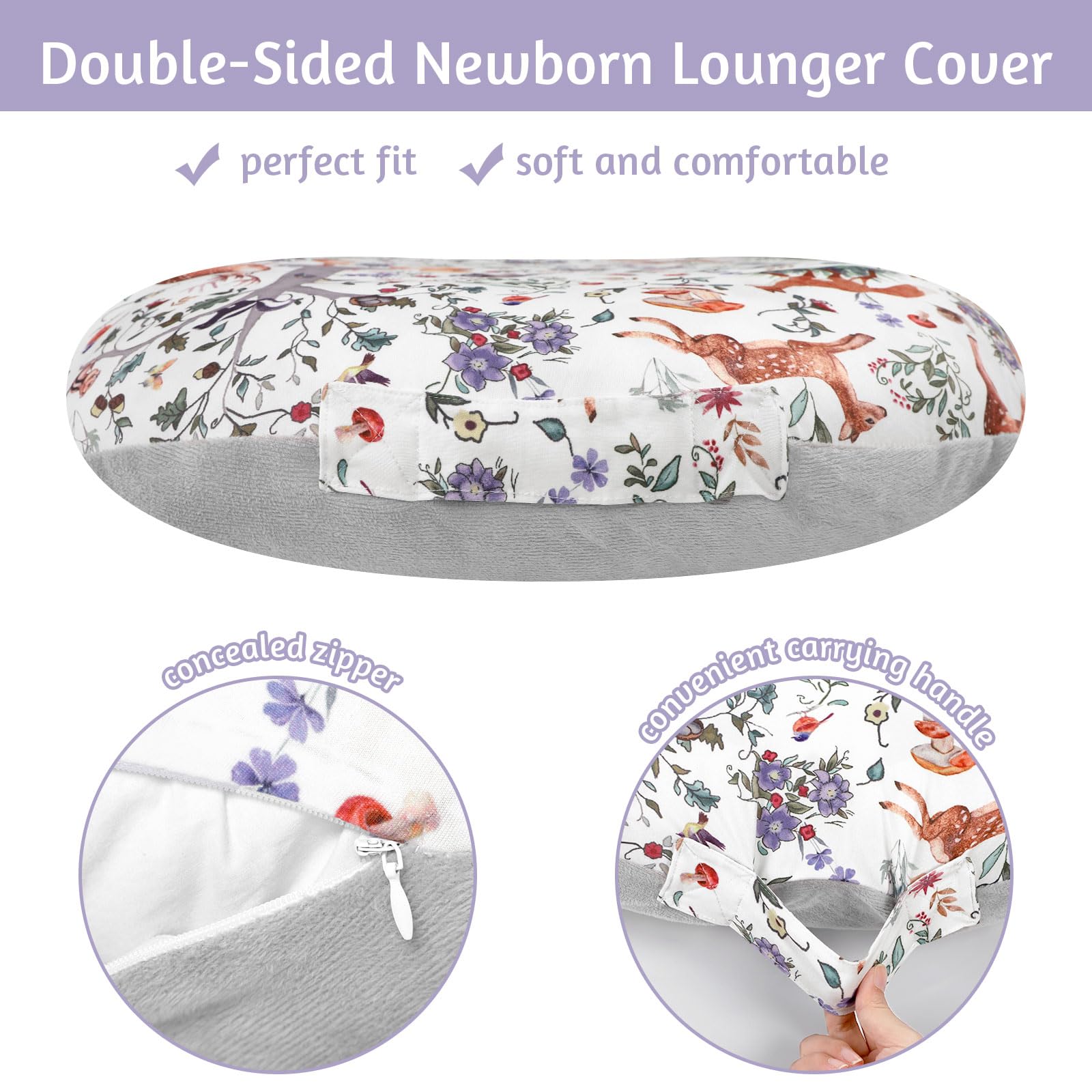 CARUILI 26x26 inch fit for most round loungers protects the surface.
