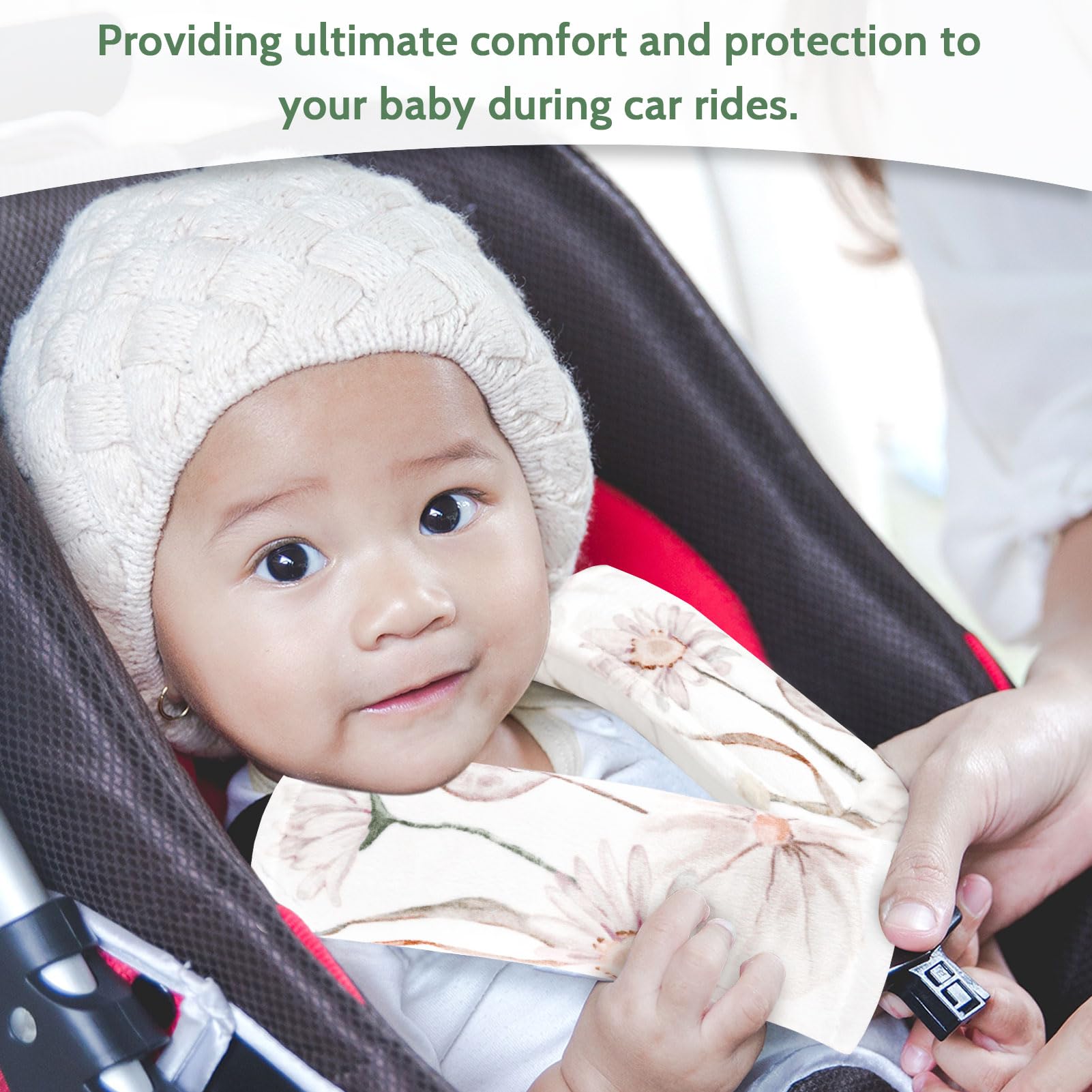 CARUILI Velcro closure enables quick, secure installation.