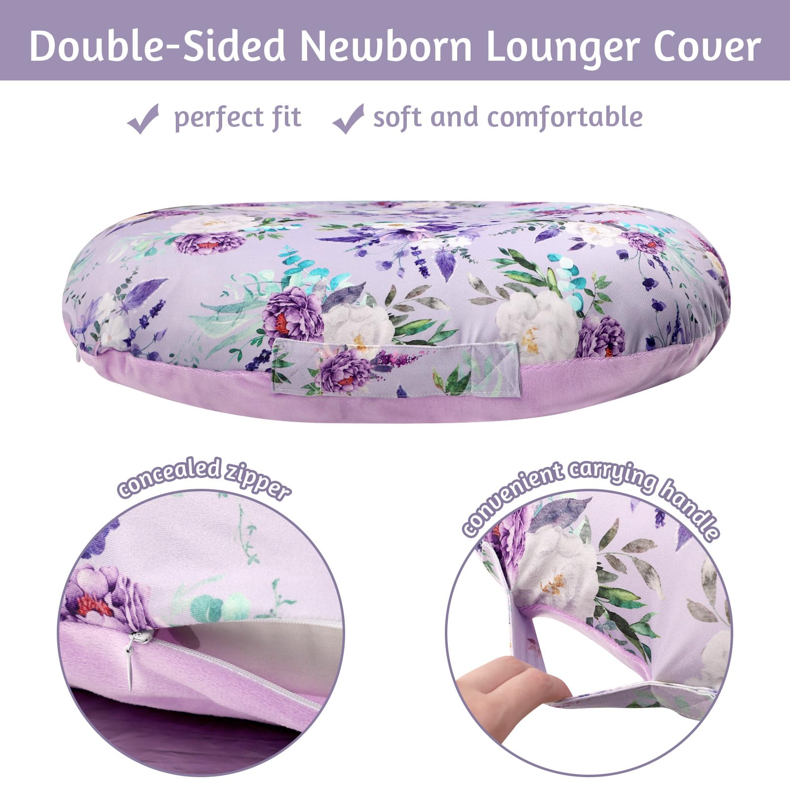 CARUILI soft plush fabric gives a gentle touch for delicate skin.