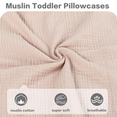 Close-up of CARUILI muslin fabric showing plush softness and breathable weave.