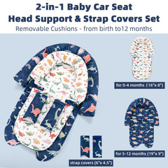 CARUILI newborn cushion adjusts as baby grows for growing infants