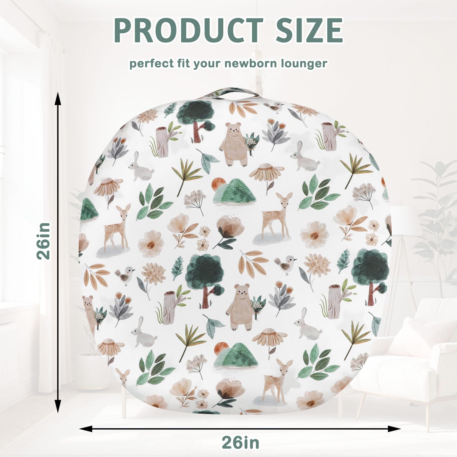 CARUILI lounger cover is machine washable for simple maintenance