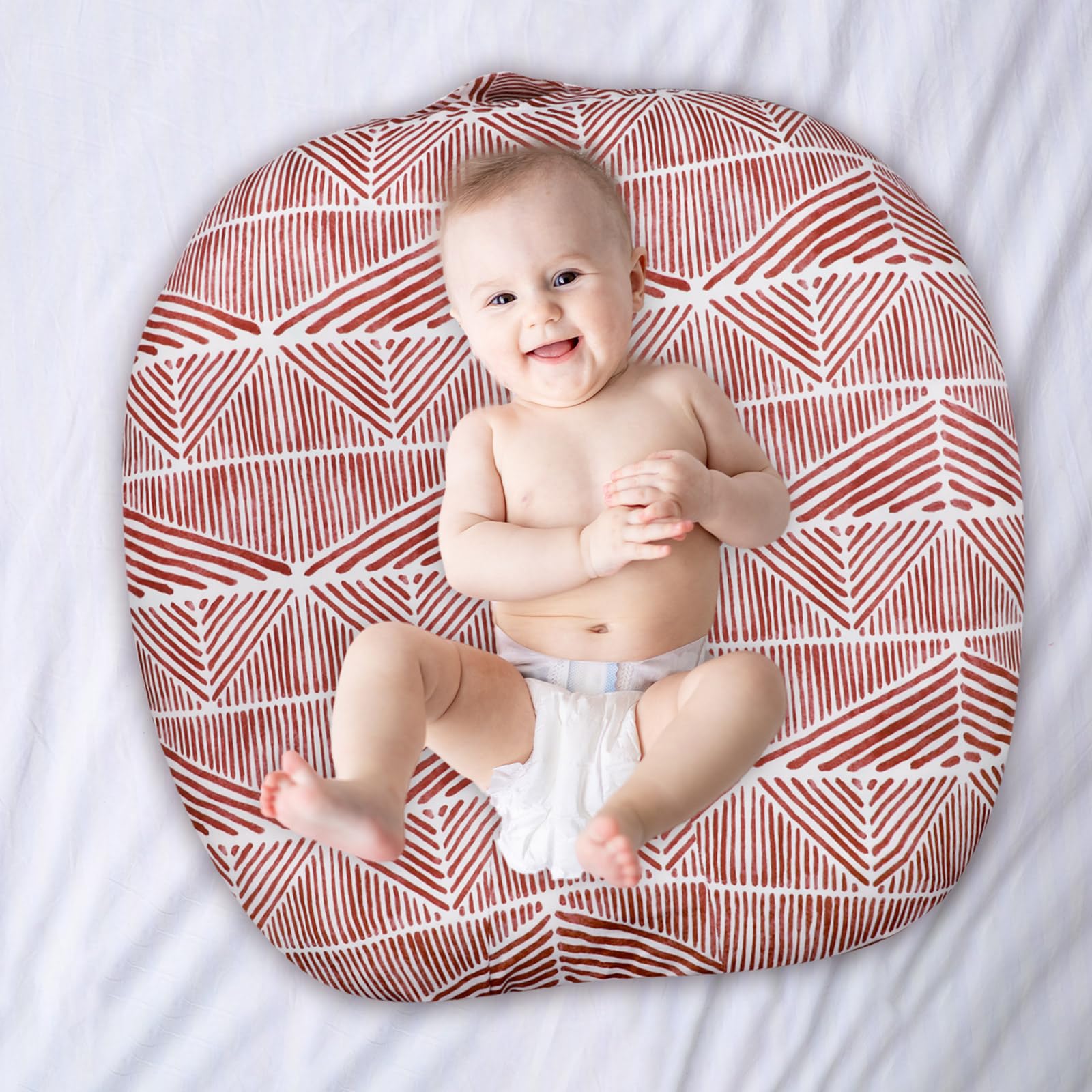 CARUILI infant lounger cover being machine washed for durability