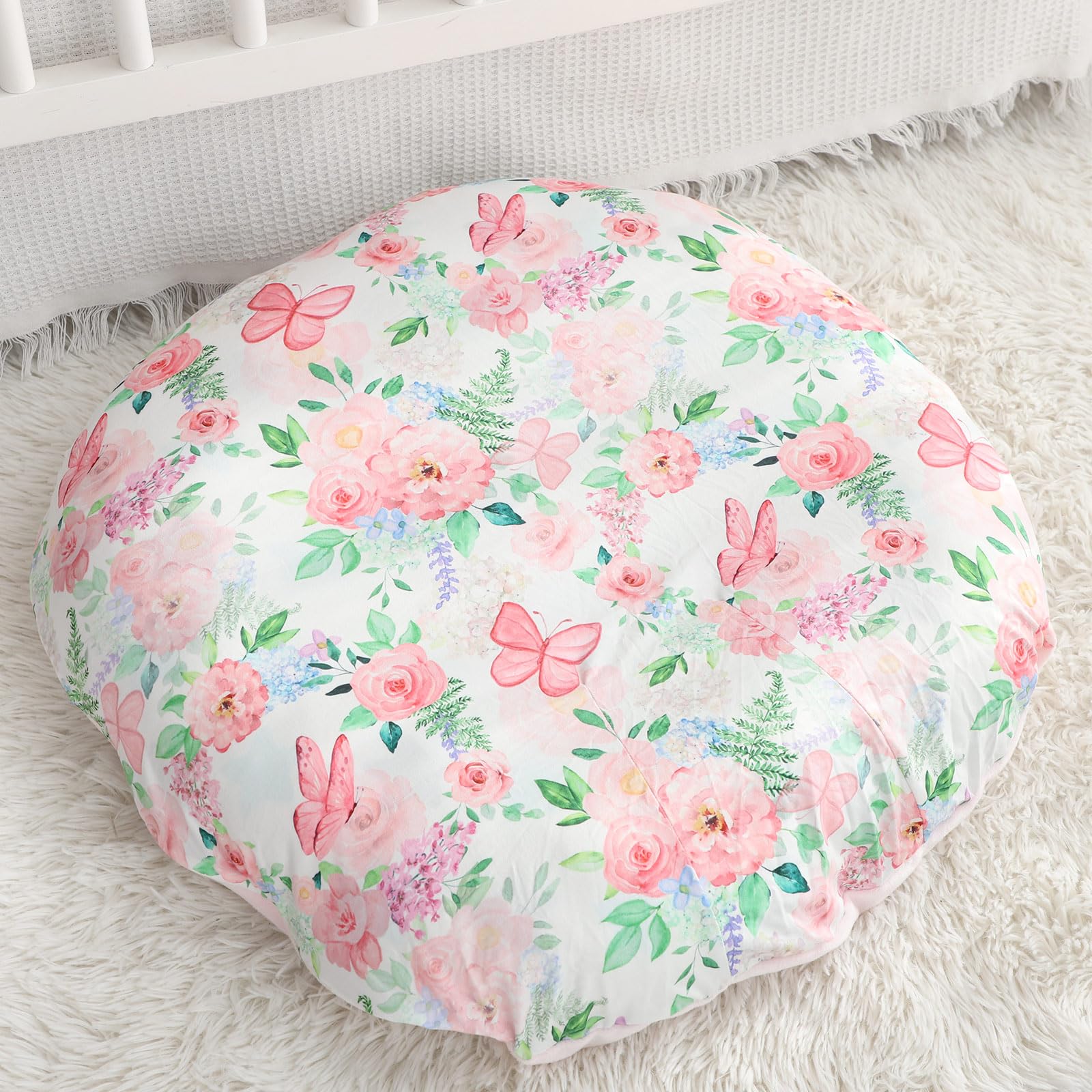 CARUILI baby lounger cover machine washable with sun or low temp dry.