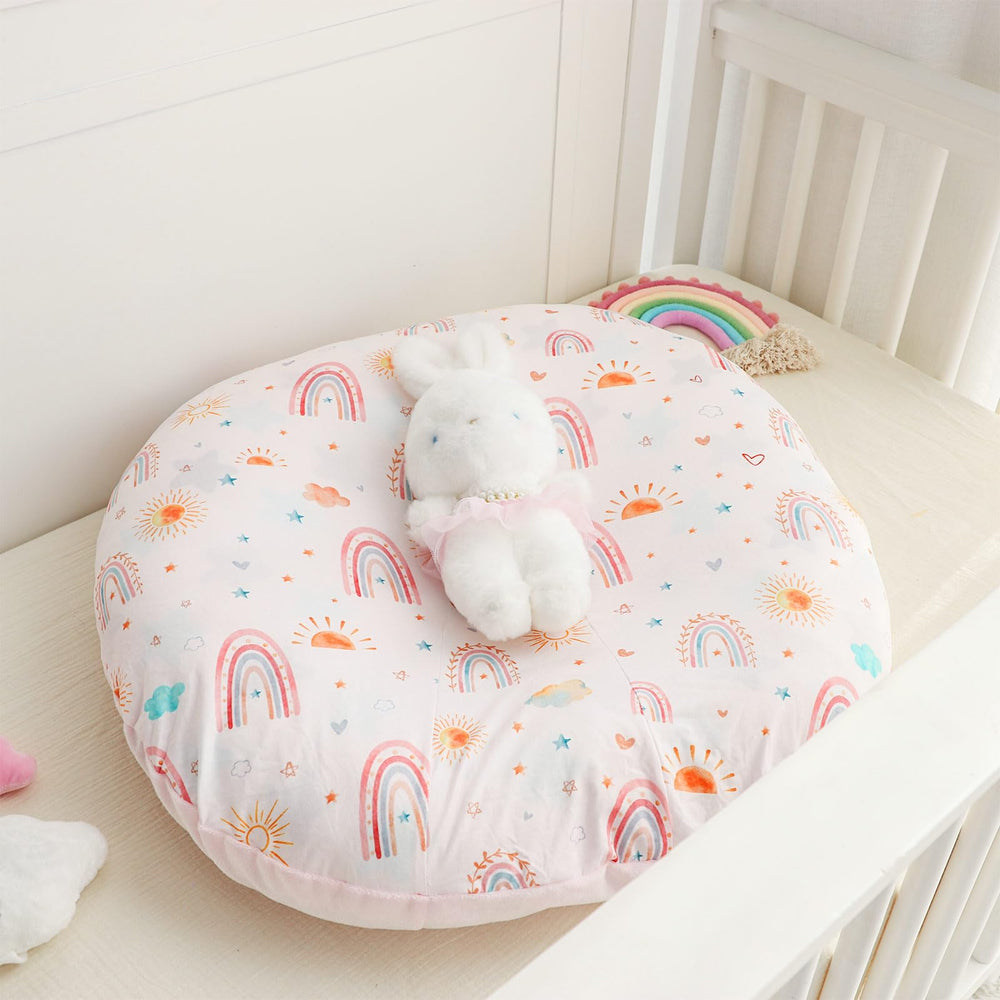CARUILI reversible-minky side cover, plush texture on one side.