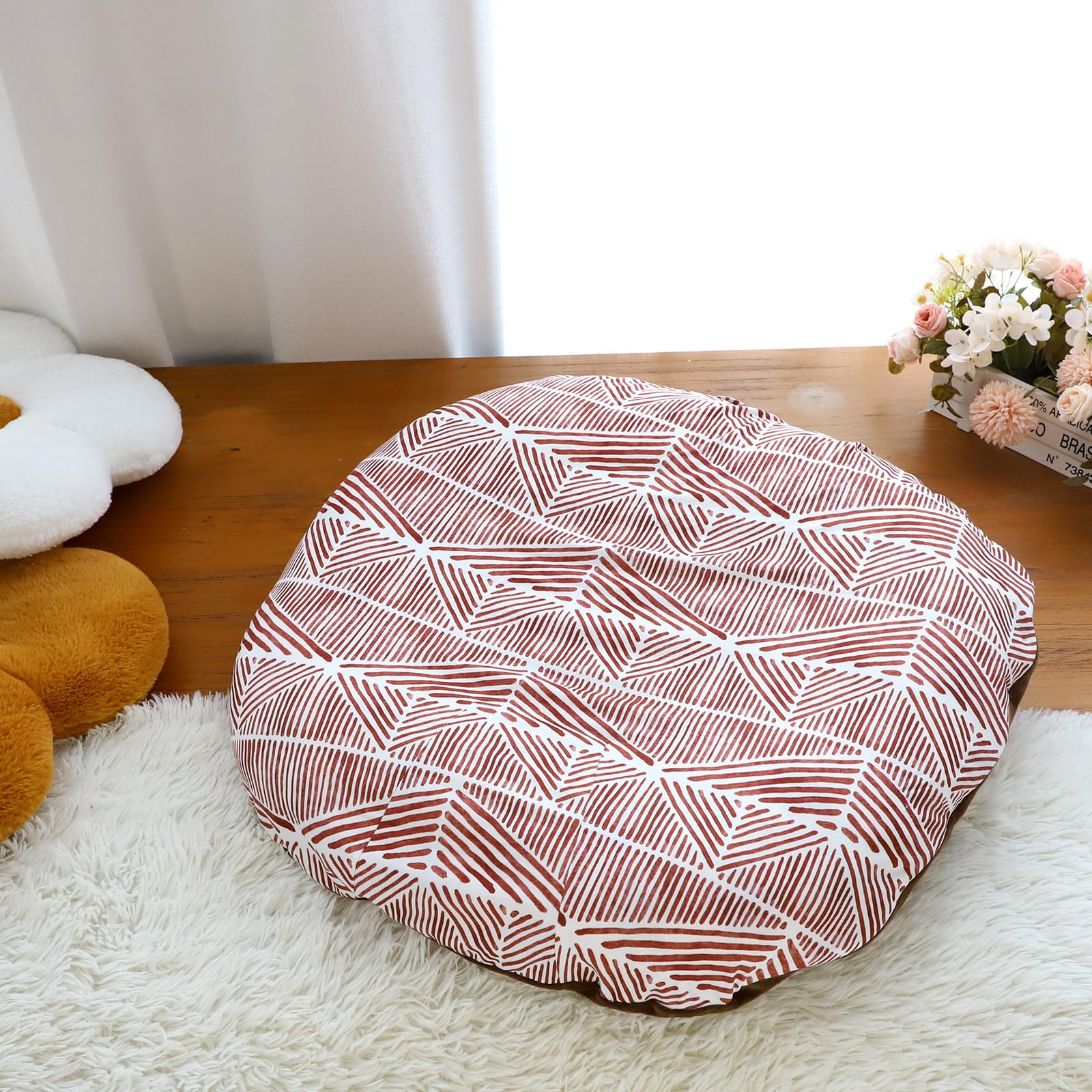 CARUILI newborn lounger cover reversible solid Minky side for warmth