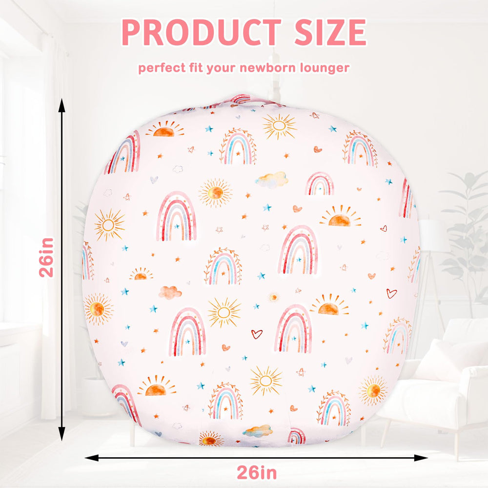 CARUILI newborn lounger cover with sun accent for cheerful styling.