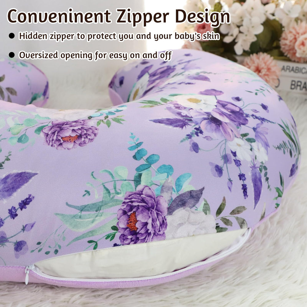 CARUILI nursing pillow cover easy care: machine washable and quick-dry