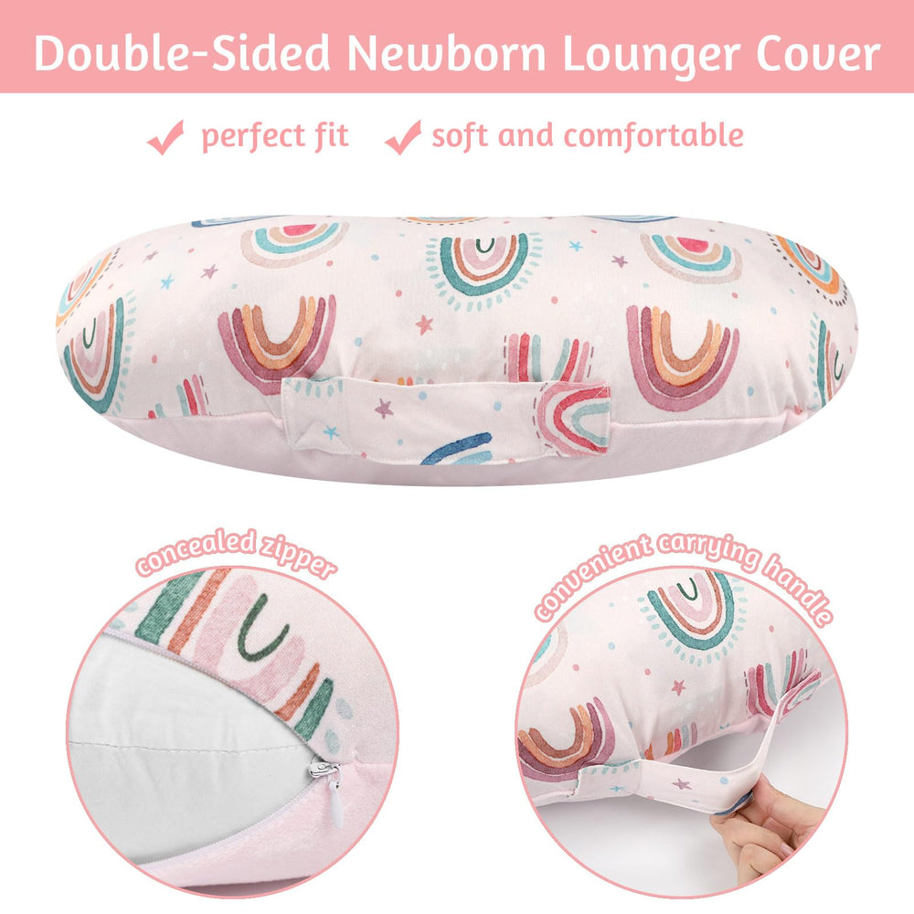 CARUILI soft polyester plush fabric provides cozy feel against baby's skin.