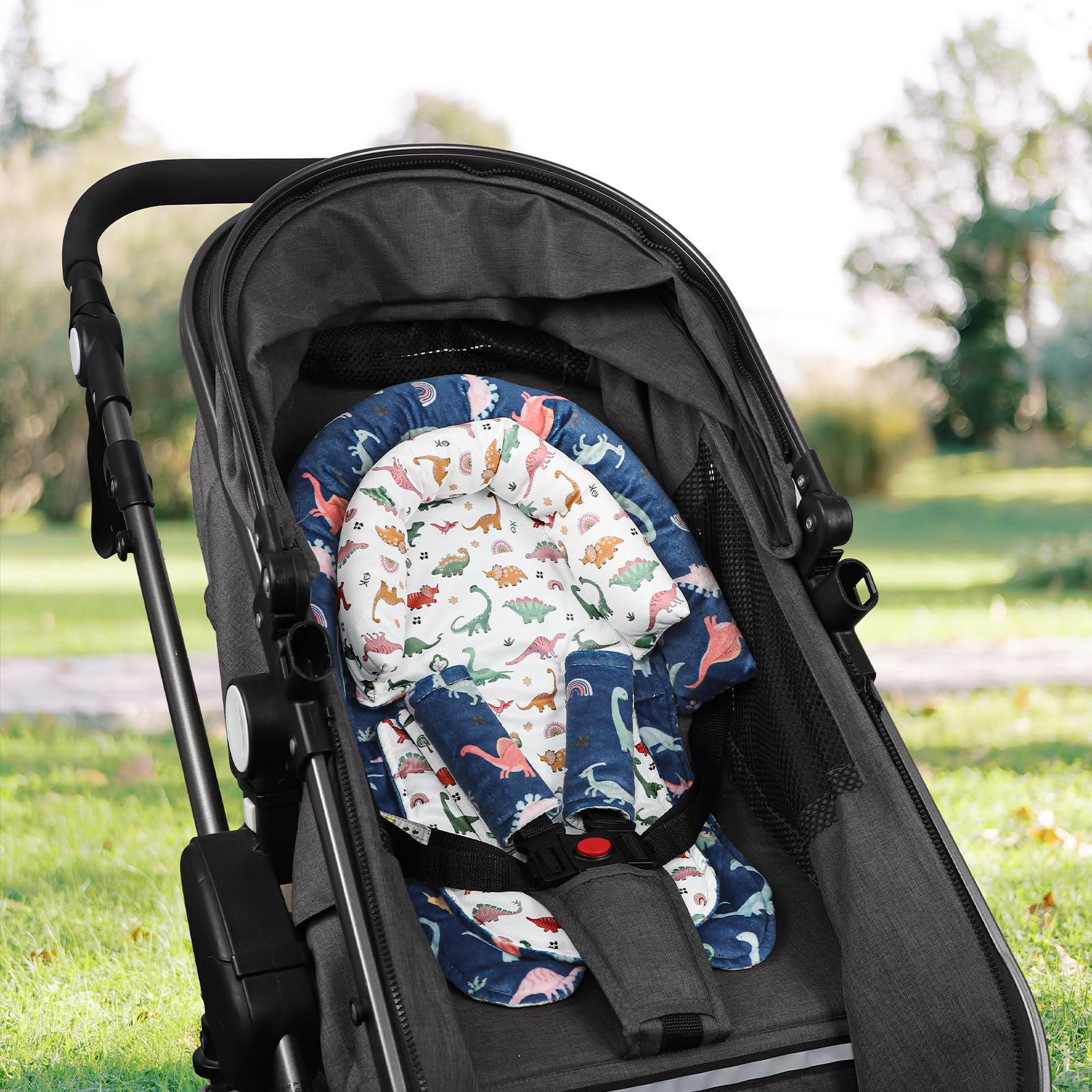 CARUILI stroller and bouncer compatibility enables seamless use across gear