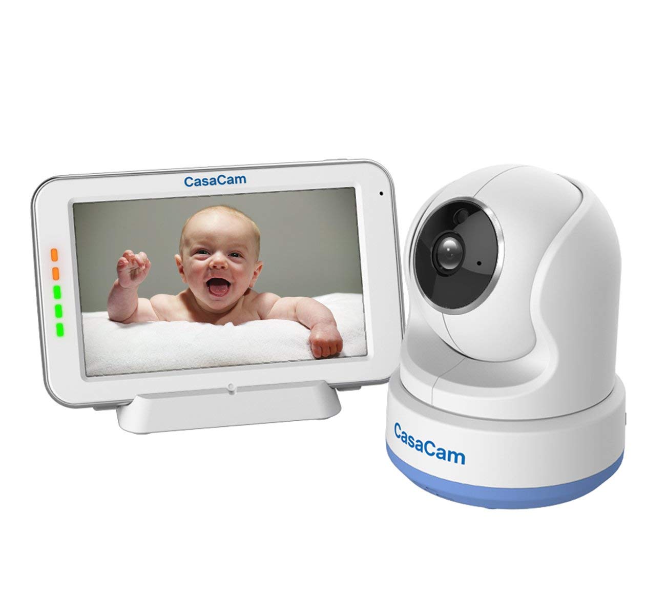 CasaCam CozyCam BM200 with 5 inch touchscreen for easy monitoring