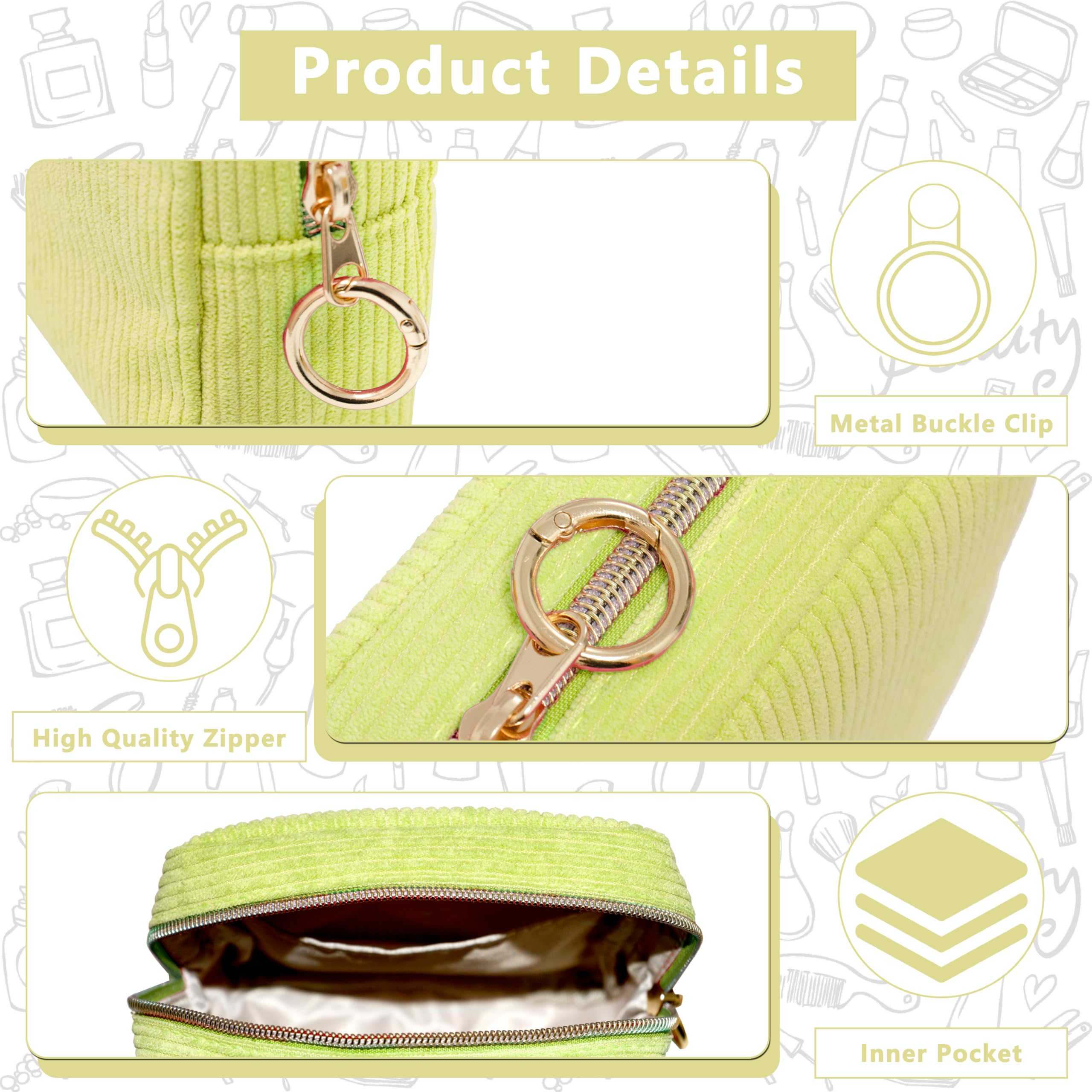 CasaRovela period pouch with multi-pocket design ideal for daily essentials