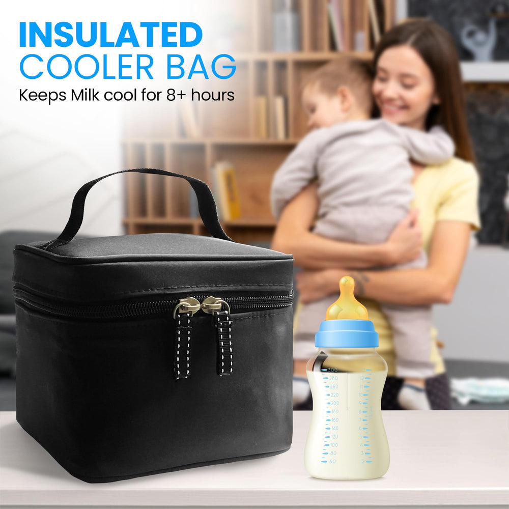 Case Concepts Baby Cooler Bag ice pack pocket extends cooling time