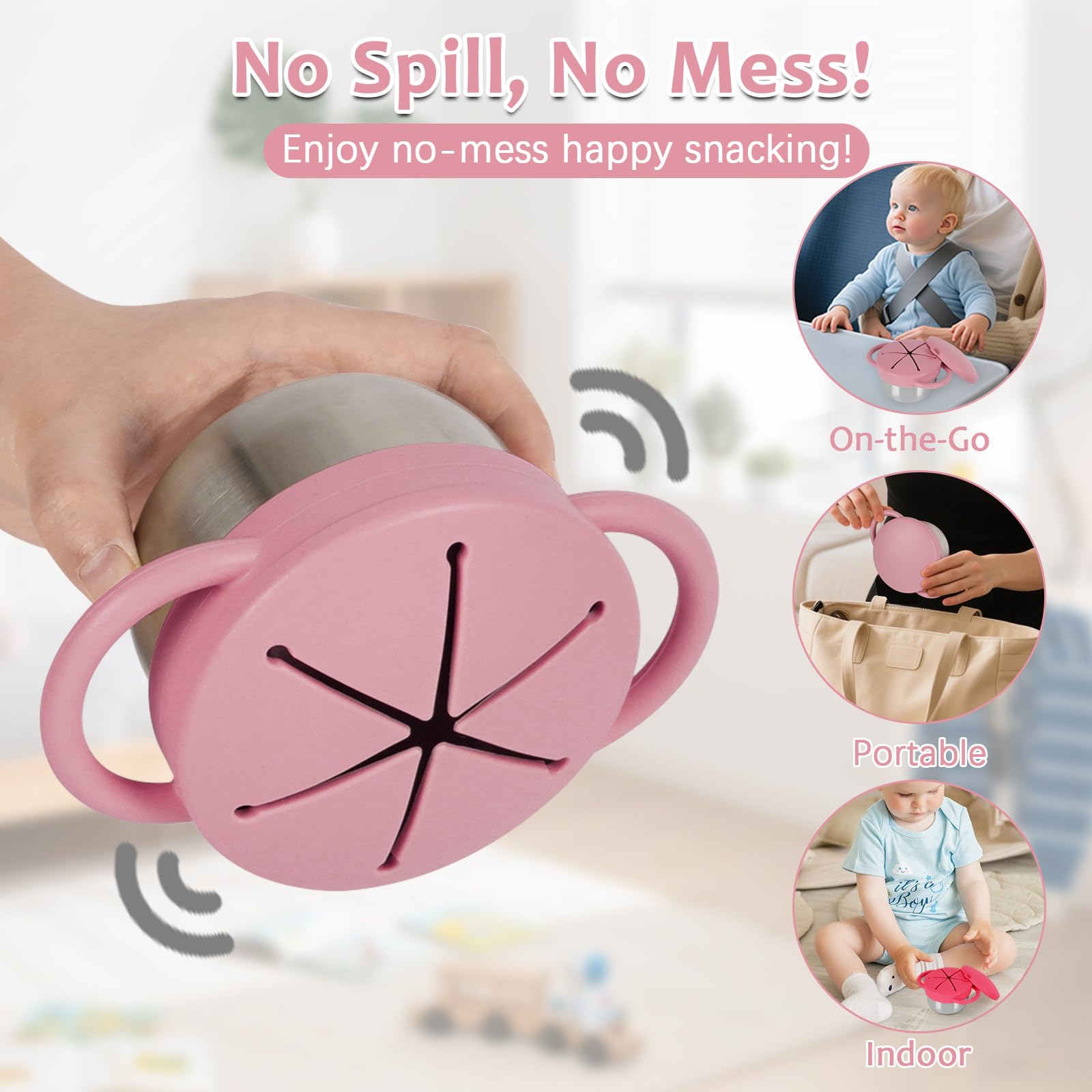 Casremee 12oz cups offer ample space for kid-friendly snacks