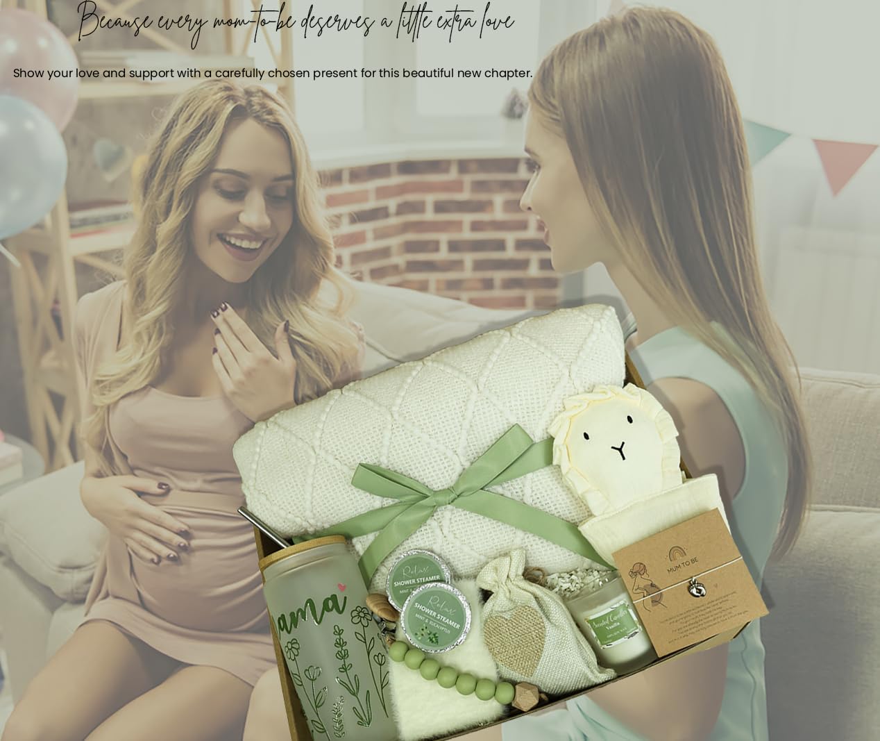 Castateo eco kraft box with olive raffia tissue