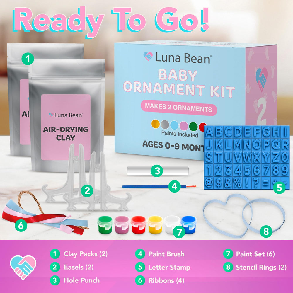 Casting Keepsakes easel and display options illustrate versatile presentation for baby art