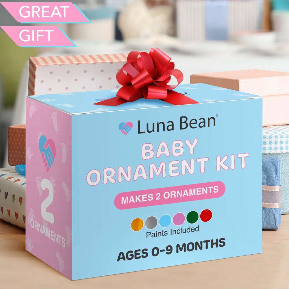 Casting Keepsakes paint set close-up shows easy, mess-controlled decorating for tiny hands
