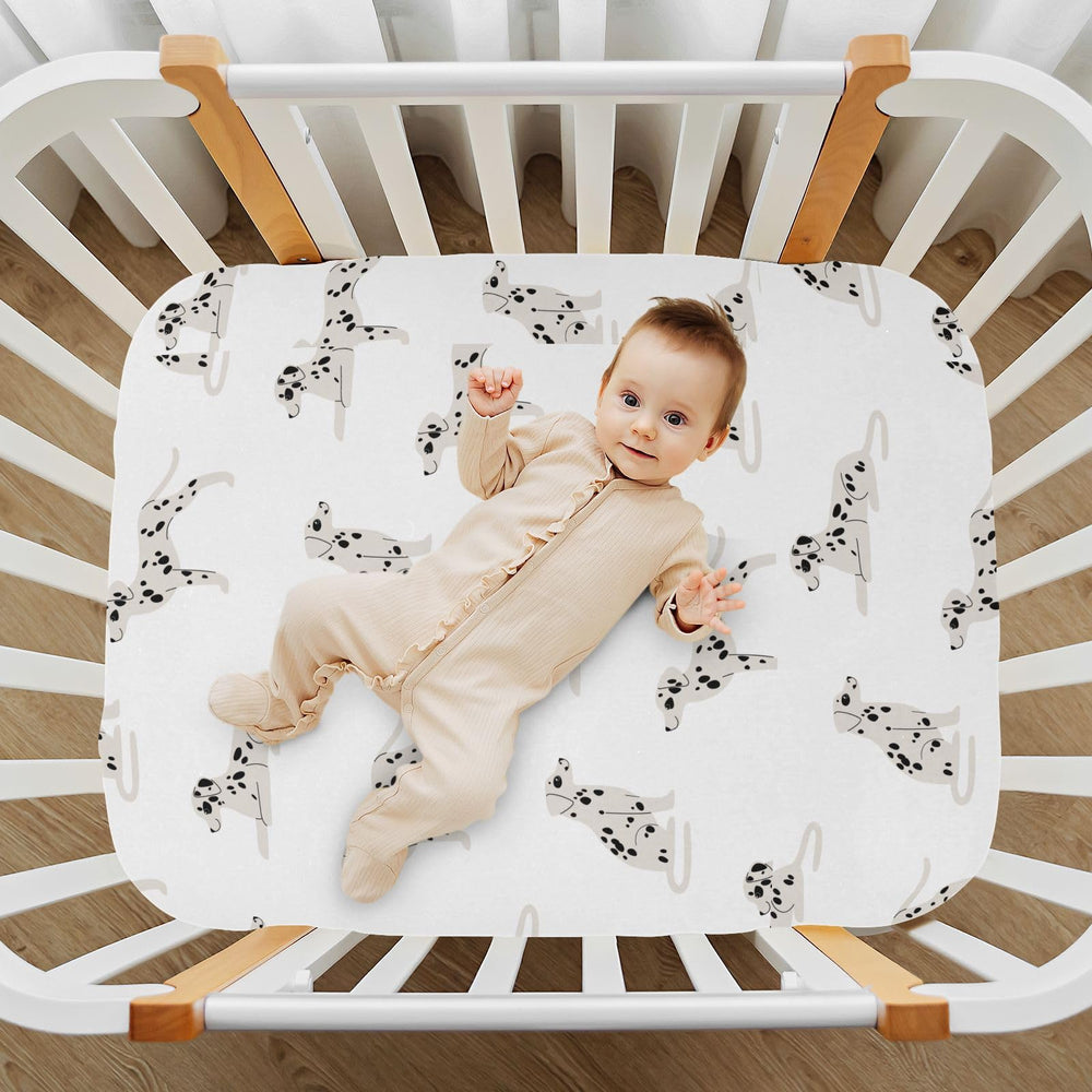 CaTaKu 360-degree elastic band on crib sheet for snug fit