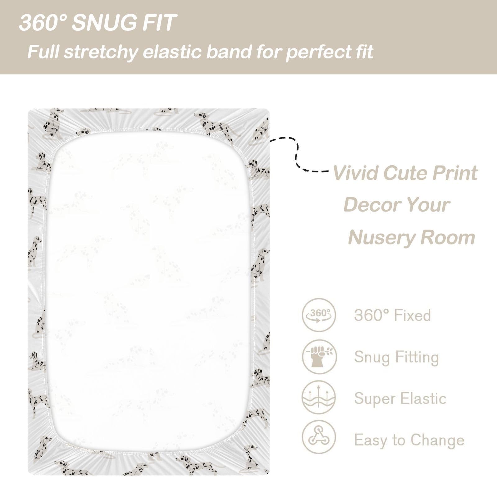 CaTaKu machine washable crib sheet demonstrating easy care