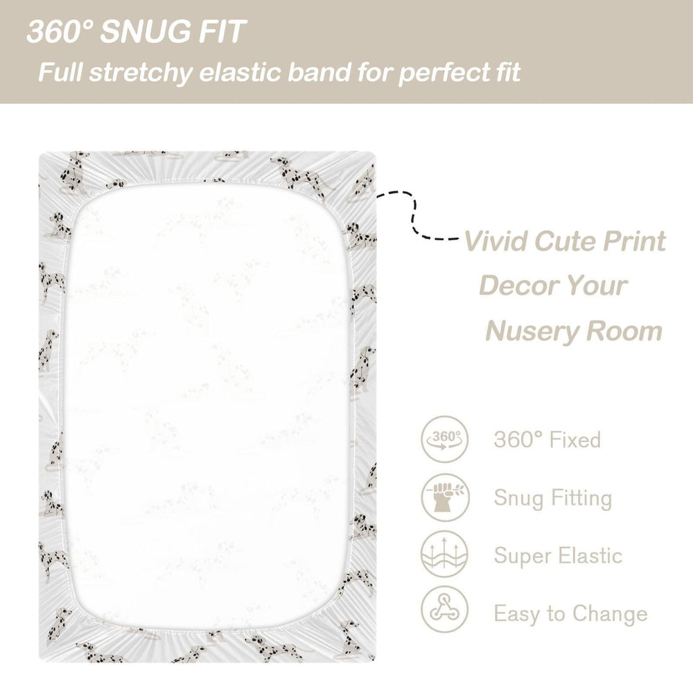 CaTaKu machine washable crib sheet demonstrating easy care